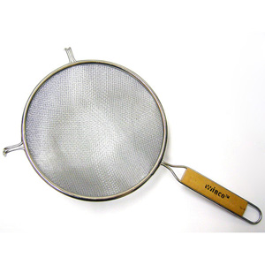Stainless Steel Strainer, Double, 8" Diameter