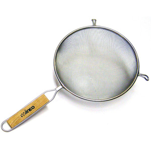 Stainless Steel Strainer, Single, 8" Diameter