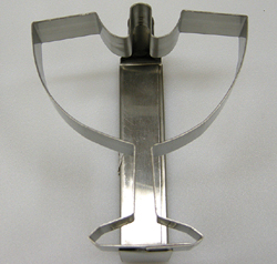 Menorah Cutter, Heavy Duty Steel, 4-3/8" Side to Side x 4-3/4" Top to Bottom