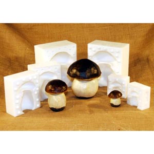 Silicone Mushroom Mold, Large 5.5" x4.5"
