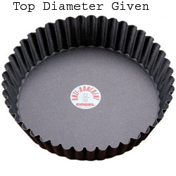 Tart/Quiche Pan Non-stick w/Removable Bottom 7-1/2" x 1.75" deep