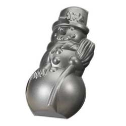 NORDICWARE Snowman Cake Pan by Nordicware. Made with <u>Commercial</u> Non Stick Coating. 10 cup capacity