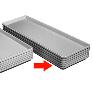 Display Tray Plastic 9 x 26 x 1