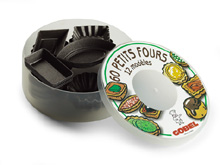 Petit Four Mould Assortment. 12 different tartlett mould- 5 of each-Non-Stick. Total of 60 molds