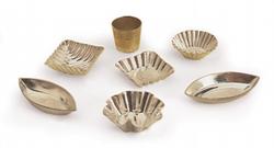 Petit Four Mold Fluted Square Tinned Steel 1-1/2" Diam.