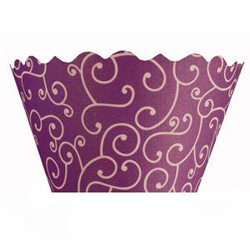 Bella Cupcake Couture Olivia Lavender Wrapper, 12 Pieces