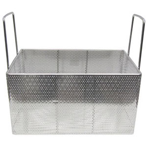 Stainless Steel Perforated Sterilizing Basket, 15" x 10" x 8"