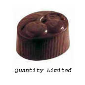Chocolate Mold: Oval with Fruit. 27mm x 21mm x 17mm High, 24 Cavities