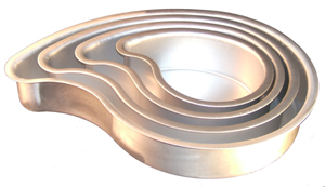 Fat Daddios Comma Cake Pan, 3"