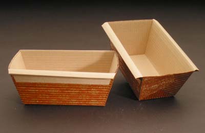 Rectangular Mini Loaf Mold 4" x 2" x 2". Case of 720
