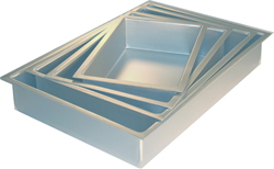 Bake Pan Solid Bottom, Rectangular, 9" x 13" x 4"