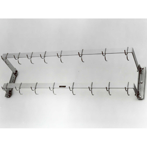 Pan Rack, Wall Mount. 12" W (from Wall) X 48" L. (53" Overall)