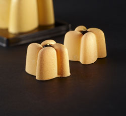 Pavoflex Flexible non-stick mold,INTRIGO MINI, 40mm h28mm, 54cav. 22ml volume. Overall size: 600 x 400mm.
