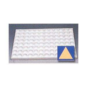 Production Mold Triangle Single Portion Petit Fours-1.5 oz. capacity Frame & Mold (Cutter & Extractor sold separately)