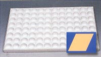 Production Mold Diamond Single Portion Petit Fours-1.5 oz. capacity Frame & Mold (Cutter & Extractor sold separately)