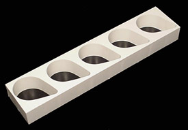 Production Mold Teardrop Single Portion 4 oz. capacity Frame & Mold (Cutter & Extractor sold separately)
