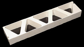 Production Mold Triangle Single Portion 4 oz. capacity Frame & Mold (Cutter & Extractor sold separately)