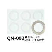 Silicone Chocolate Sheet, Ring 57mm, 6 Cavities