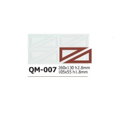 Silicone Chocolate Sheet, Triangle 108x53mm, 8 Cavities