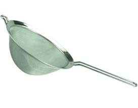 Stainless-Mesh Strainer, 4-3/4" Inner Bowl Diameter