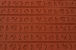 3-D Silicone Non Stick Decorating Mat (Relief Mat), 15" x 22" Fruit Design