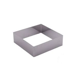 Fat Daddio's Fat Daddio's Square Stainless Steel Cake Ring 2-1/8