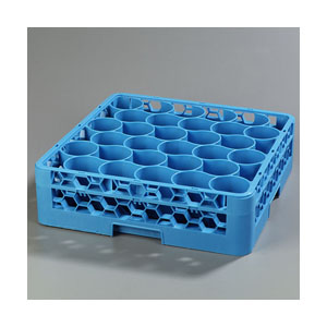 Carlisle OptiClean NeWave 30-Compartment Glass Rack with Integrated Extender