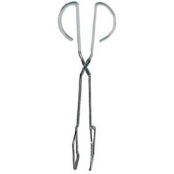 Scissor Tongs, Chrome Plated with Non-Slip Handle. Quantity Limited