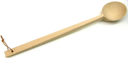Wooden Spoon, Deep Bowl, 25" Long