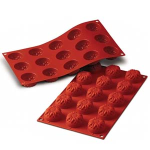 Silicone Bakeware Sunflower .78 Oz, 1.73 Dia x 1.06High 15 Cavities