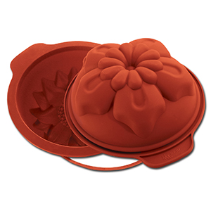 Flexible Bakeware, Narcissus 44 Oz, 7.08" Diameter x 3.34" High