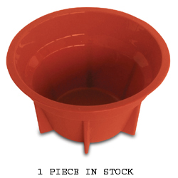 Flexible Silicone Bakeware: Baby Crown Muffin 6.5 Oz, 3-1/2" Top Inner Diameter, 1.97" High�ONE PIECE IN STOCK