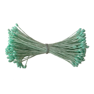 Stamens, Glitter Green, 288 heads per pack