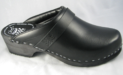 Chef Revival Traditional Wood Sole Chef Clogs, Open Back