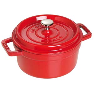 Staub Round Cocotte, Cherry