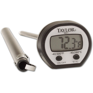 Classic Instant Read Digital Thermometer. From -58F to 500F. Reads in Fahrenheit and Celcius