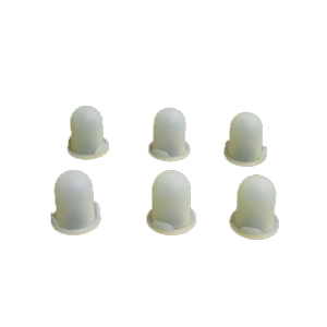 Set of silicone tip covers for medium tubes. Covers keep your icing from drying in between uses.