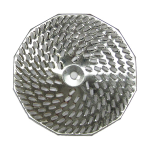 Replacement Grid/Grill Plate, Tinned, For S3 5 Qt. Mouli Mill - Coarse (4.0mm Holes)