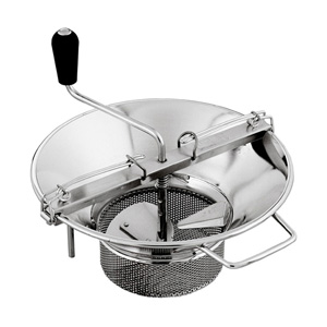 Mouli Food Mill (Tomato Strainer / Crusher) # X5, S/S, 8 Qt. Capacity