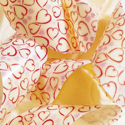 Chocolate Transfer Sheet: Hearts. 17 sheets per pack. Each sheet 16" x 10"