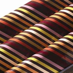 Chocolate Transfer Sheet: Colored Stripes. 15 sheets per pack. Each sheet 16 x 10