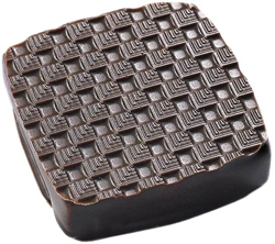 Textured Sheet for Chocolate: Square, Each Sheet 10" x 16"; 5 sheets per pack