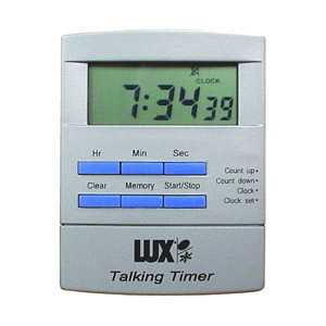 LUX Electronic Minute Minder Talking Timer