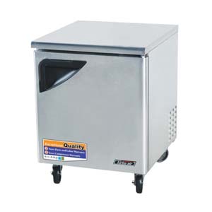 Turbo Air TUR-28SD Super Deluxe Series Undercounter S/S Refrigerator - 6.5 cu. ft.