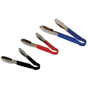 Utility Tongs, Heavy Duty, with PVC Sleeve, 9"