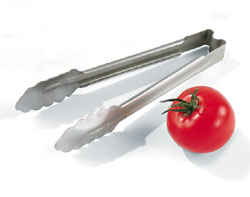 Vollrath Utillity Tong - Heavy Gauge Stainless Steel - 9-1/2" Long - One Piece Construction.