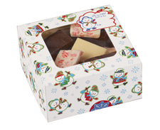 Wilton Shiver Me Snowman Cookie Box Kit, Set of 3 Boxes