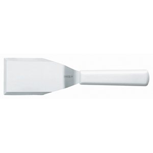 Mundial Hamburger Turner 4" x 3" White Handle