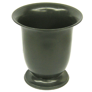 Wine Bucket, Coated Metal, Dark Gray, Clearance Sale, 1 Piece Available