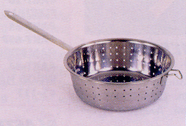 Pan Strainer Stainless Steel 7-1/2" Dia.